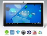 7.0 "Android 4.0.4 A13 1.0GHz Tablet PC com Wi-Fi, câmera, 3