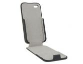 Virar Lid-Style caso capa de couro para o iPhone 4G